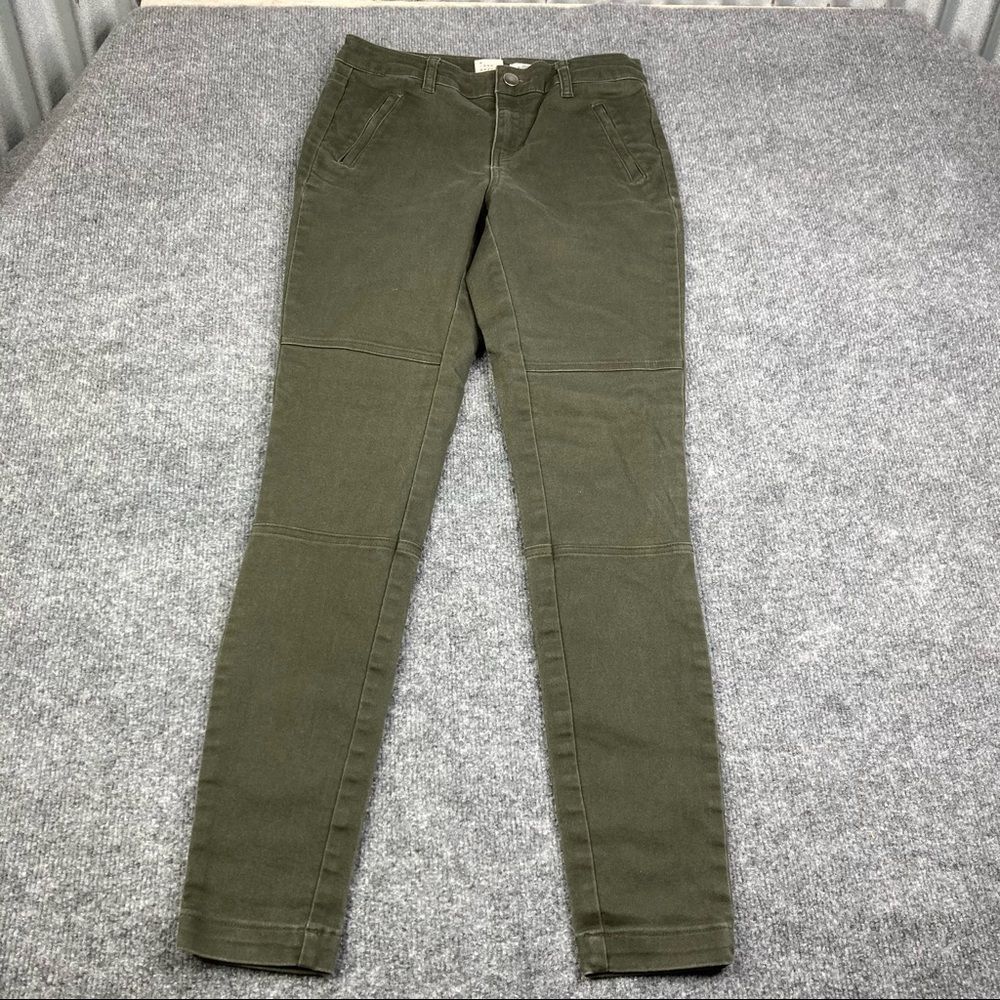 A New Day Jeggings Size 4 Stretch Green